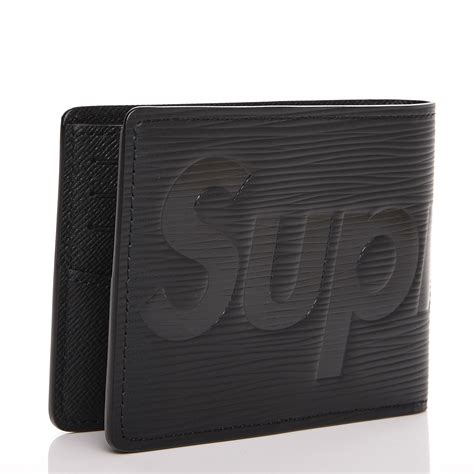 supreme louis vuitton wallet retail|supreme wallet black and white.